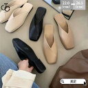 サンダル ミュール レディース 夏 スリッパ トレンド 母の日 フラットサンダル ぺたんこ お出かけ シンプル 美足 おしゃれ カジュアル ビーチ