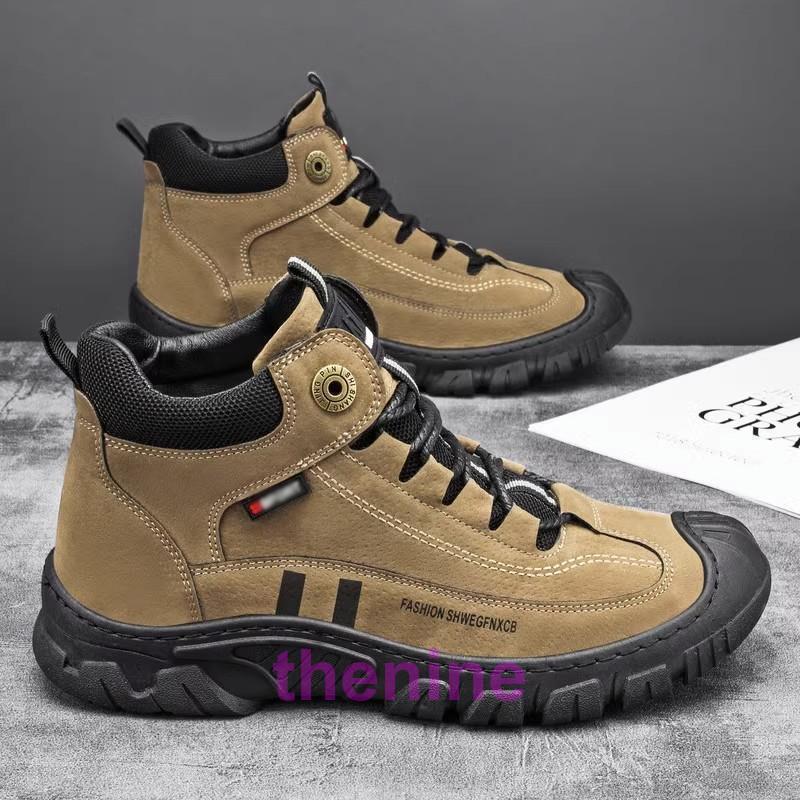 メンズ スノーシューズ 冬靴 透湿防水 バイク ブーツ 防滑 メンズ スノーブーツ 滑らない 滑り止め ショートブーツ トレッキングブーツ