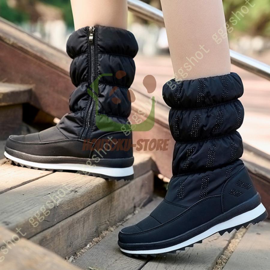 スノーブーツ レインシューズ レディース ブーツ ワークブーツ 防寒ブーツ トレッキング 軽量 防水 防寒 防滑 靴 スノーシューズ 雪靴 ウィンターブーツ