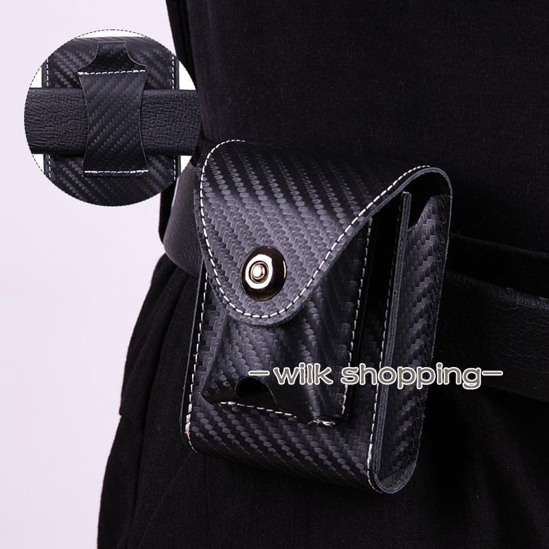 シガレットケース 本革 タバコ たばこ 煙草 ケース メンズ 収納 おしゃれ タバコケース ベルトポーチ ..