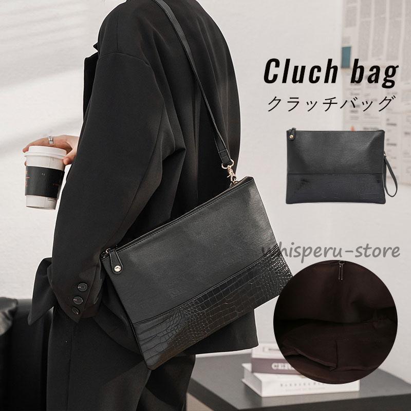クラッチバッグ メンズ 3way 結婚式 パーティ 人気 冠婚葬祭 レザー かっこいい 男子 持ち手 カジュアル ハンドバッグ おすすめ 普段使い