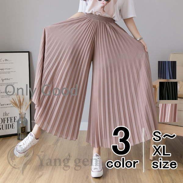 プリーツパンツレディースプリーツパ...