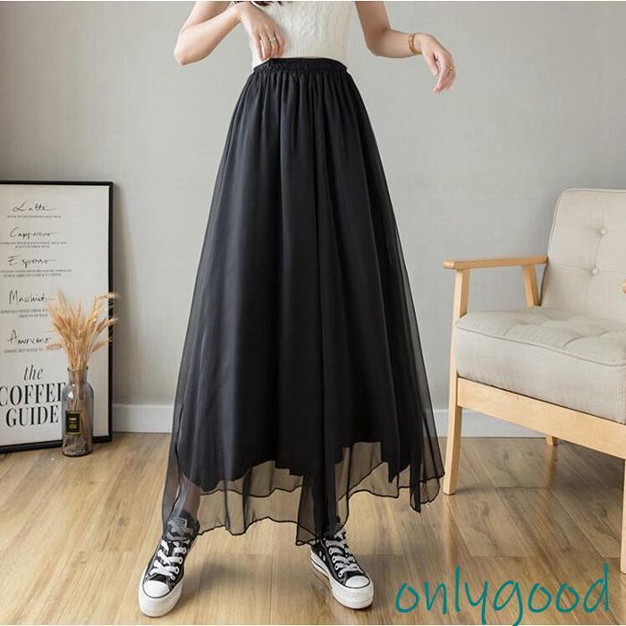 ワイドパンツレディースシフォンシフ...