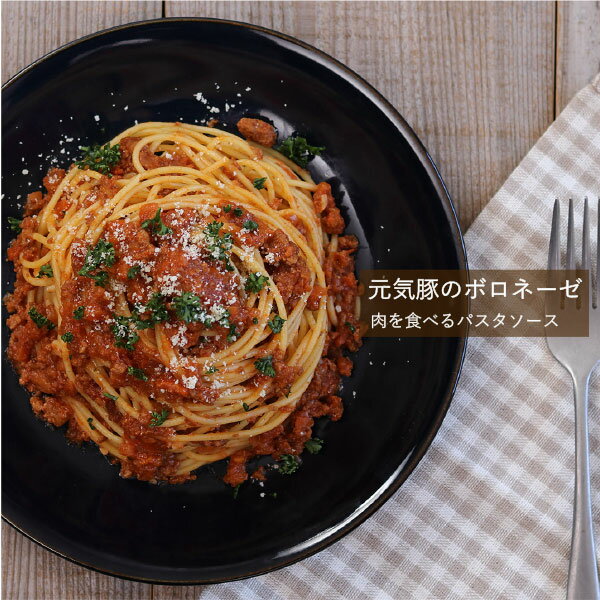 パスタソース 元気豚 ボロネーゼ 160g 2パック 【千葉県産豚肉 三元豚 送料無料 メール便発送 日付指定不可 代金引換不可 後払決済不可 お取り寄せ 国産 グルメ パスタソース レトルト スパゲ…