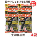 お買い物マラソン 期間中店舗ポイント2倍 送料無料 メール便【生沖縄黒飴 130g×4袋セット 】松屋製菓 黒糖 ミネラル カルシウム カリウム 鉄 亜鉛 全国菓子大博覧会名誉総裁賞受賞