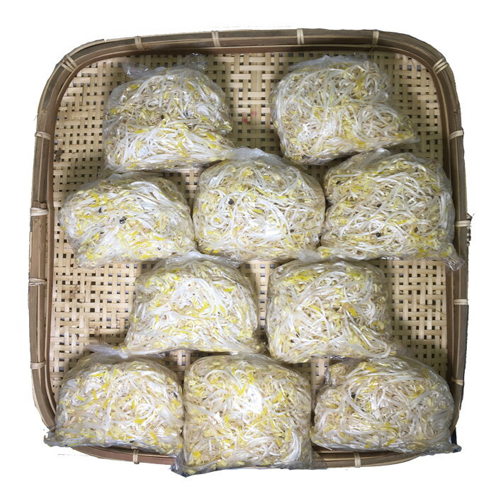 深谷もやし 3500g（350g x 10パック） 闘うもやし【飯塚商店（埼玉県深谷市）冷蔵品 送料別 クール宅急便】