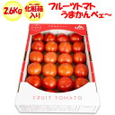 高糖度トマト フルーツトマトうまかんべェ〜 2.6kg A品（M/Sサイズ)