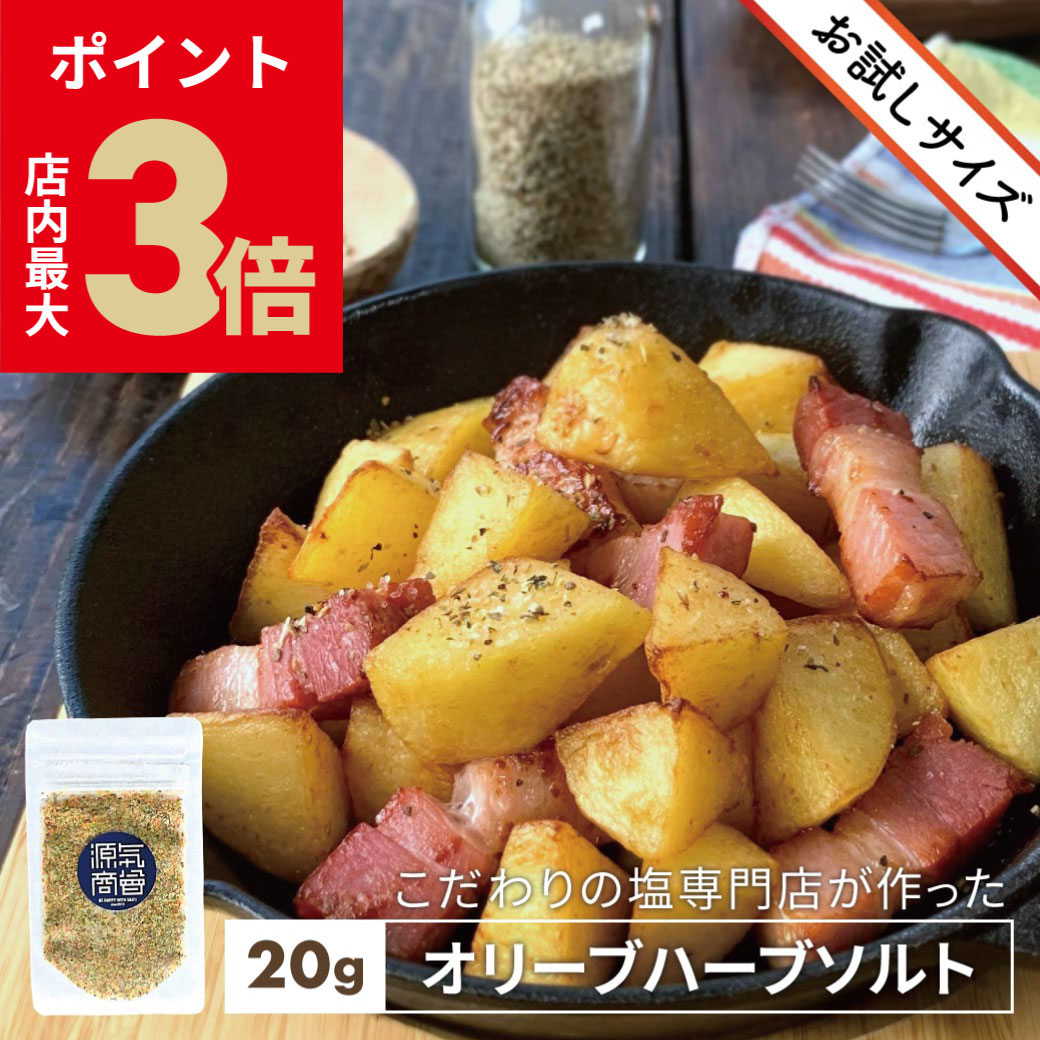 ＼店内P最大3倍★ブラックフライデー／【 お試しサイズ 】ハーブソルト『 源気商会のハーブソルト 20g ..