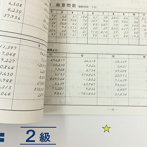本のタイプの問題集かけ算 7分 わり算 解説あり みとり算 珠算 応用計算10分16回分 暗算 ｂ５判 ２級 問題集 そろばん検定対策 補数計算の導入 ａｐ 3分