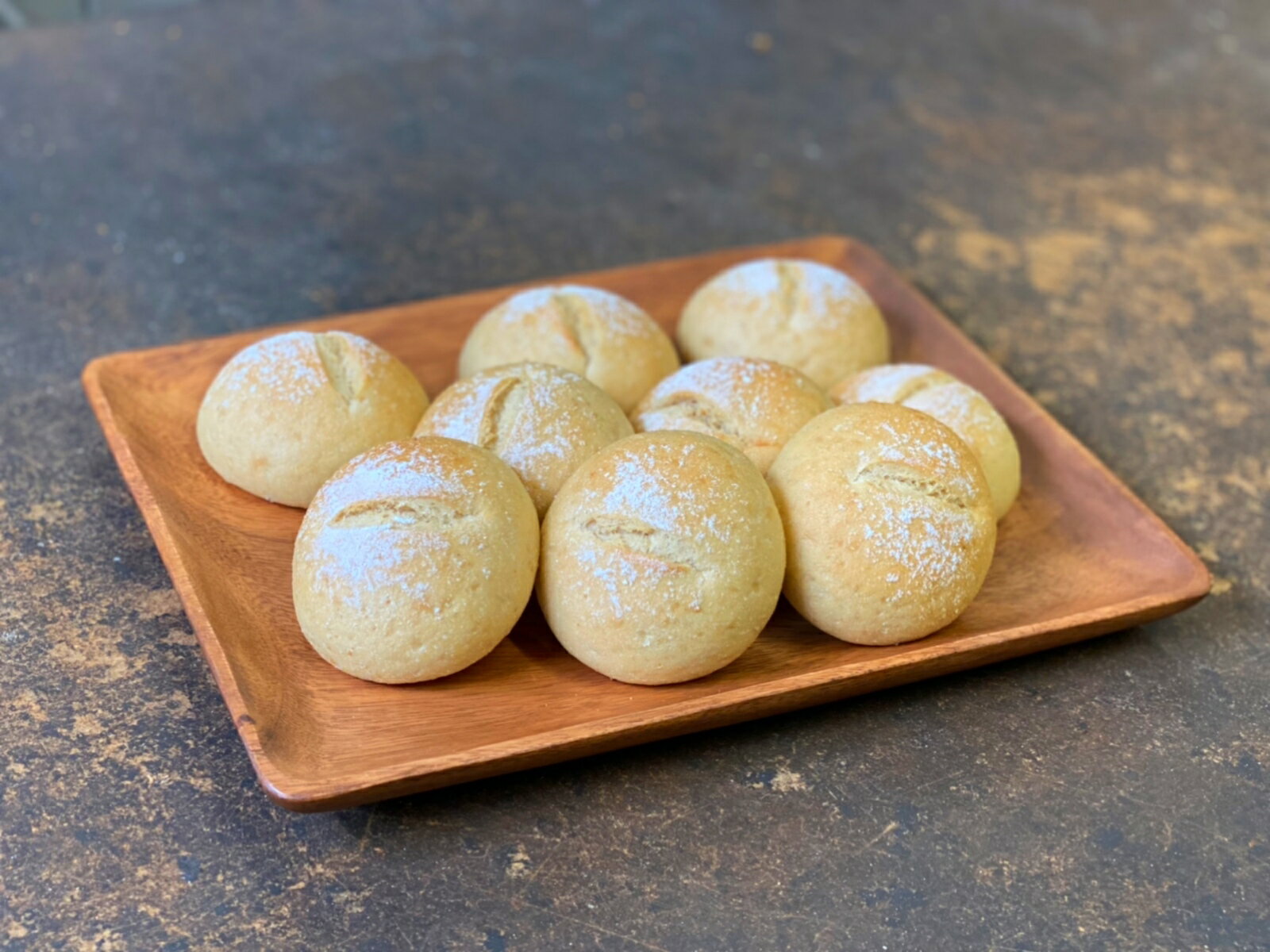 【スーパーSALE10％OFF！常食としてオススメ農家直送！】 ＜玄米ペースト丸ぱん＞11袋 22個入り 弁当用 冷凍パン 低糖質 お取り寄せ パン 低カロリー 夜食 おきかえ 食パン プレゼント 贈り物 詰め合わせ 玄米パン 添加物不使用 伊佐米使用 保存食のサムネイル