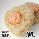 玄米おむすび 鮭 1個 おにぎり 冷凍 玄米おにぎり 玄米 個包装 レンチン 酵素 玄米 発芽 発酵 国産米 契約栽培米 無添加 レンジで簡単 お弁当 朝ごはん...
