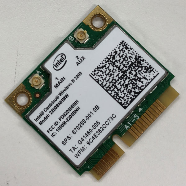 【中古】 Intel Centrino Wireless-N 2200 [2200BNHMW] 無線LANカード