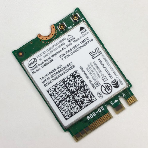 【中古】 Intel Centrino Dual Band Wireless-A