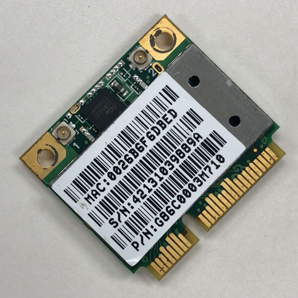 【中古】 Atheros WLL5140B-D4 [AR5BHB92] 無線LANカード