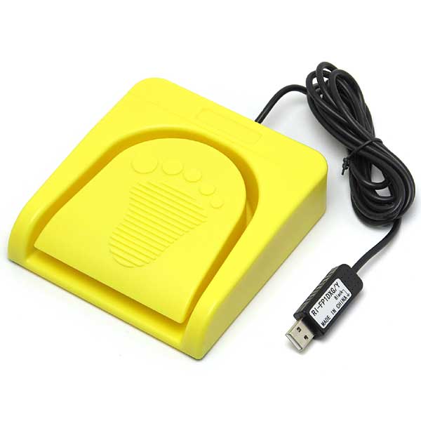 ルートアール メカニカル 高機能USBフットペダルスイッチ ゲームパッド・マルチメディア入力対応 
