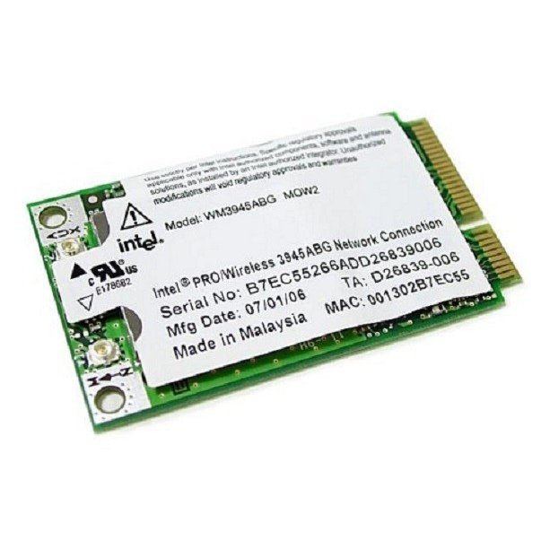  東芝純正+汎用 内蔵 mini PCI-Express無線ボード Intel ［WM3945ABG］ 802.11a/b/g 無線LANカード