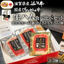 近江牛・げんさん牛生ハム 食べ比べセット 近江牛 げんさん牛 生ハム 食べ比べ おつまみ