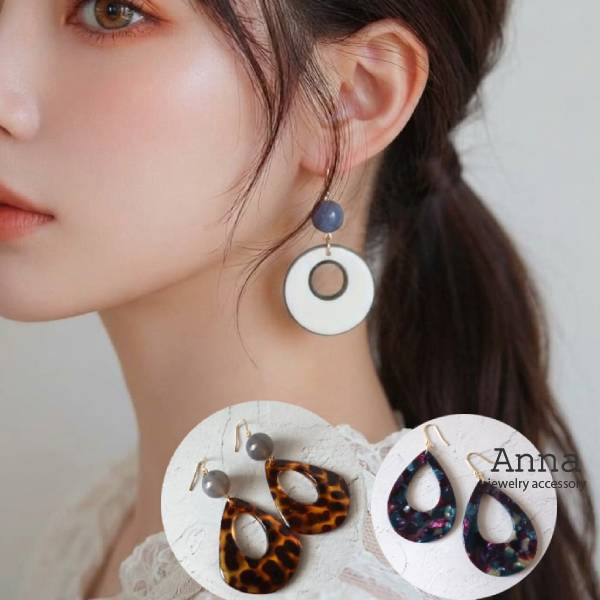 楽天市場】ヒョウ柄（ピアス｜レディースジュエリー・アクセサリー
