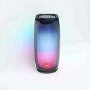 JBL ポータブルスピーカー Pulse 4 Black Portable Speaker Bluetoothスピーカー USB C充電 IPX7 防水 映える LEDライト 持ち運び 長時間再生 迫力サウンド 屋外 屋内 マルチカラー LED搭載 国内正規品 野外 パーティー ブラック