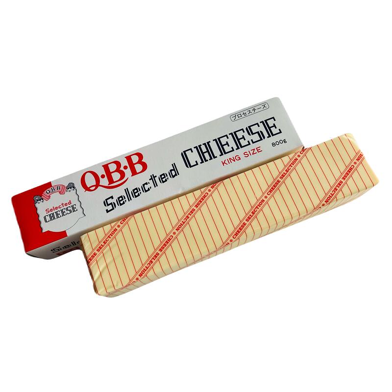 QBB プロセスチーズ キングサイズ 800g 冷蔵 六甲バター ナチュラルチーズ ブロックタイプ おつまみ 業務用 セレクトチーズ