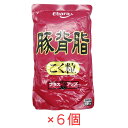 エバラ 豚背脂 こく粒 800g×6袋 ラーメンスープ 業務用 ガラスープ 中華調味豚脂 コクだし チャッチャ系