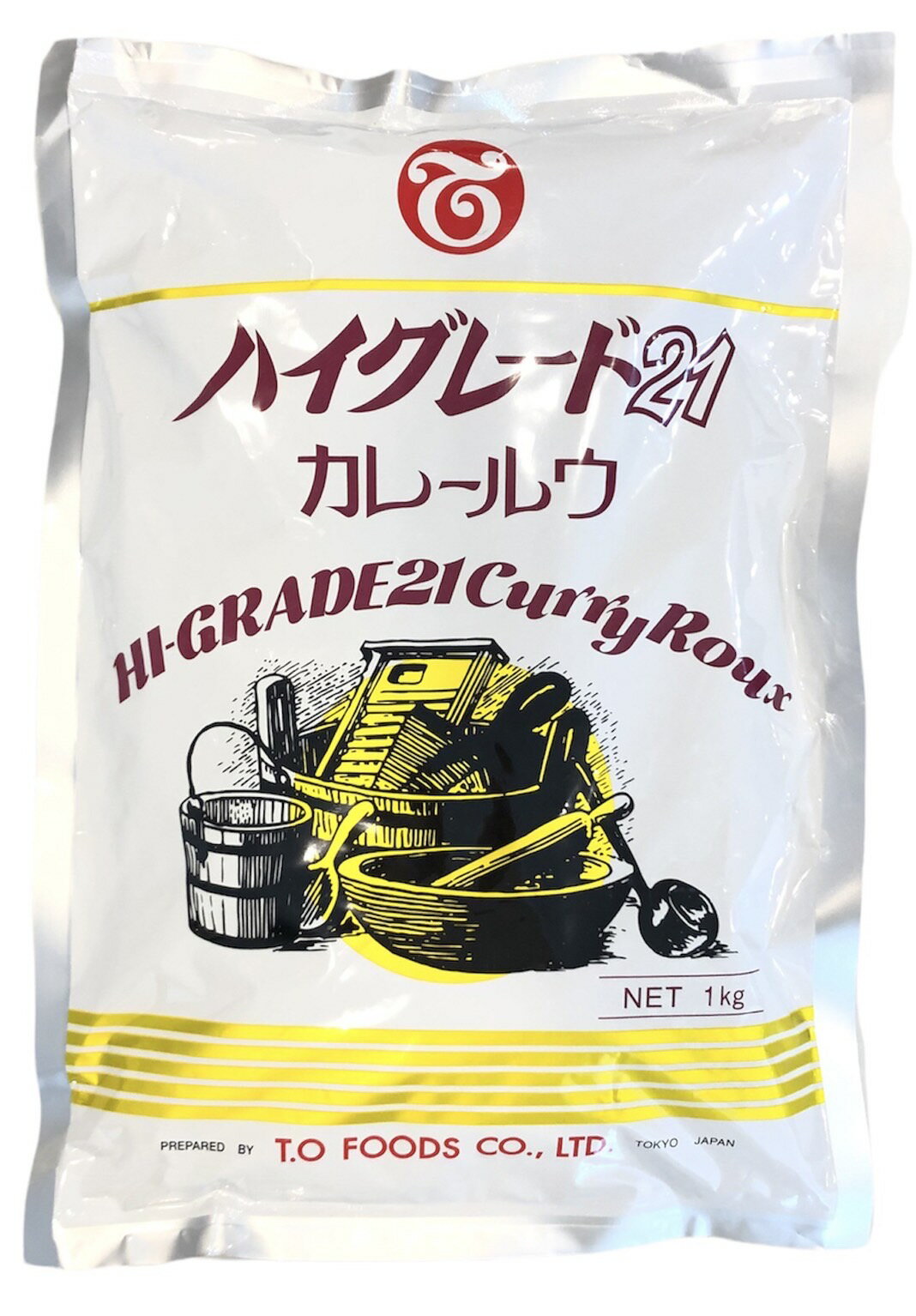 ネコポス対応（ポスト投函）TO ハイグレード21 カレールウ 1kg テーオー食品 約50皿分 業務用 カレールー顆粒 スパイシーカレー スパイスカレー 辛口 キャンプ飯 本格カレー カレールゥ【ポスト投函のため日時指定不可】