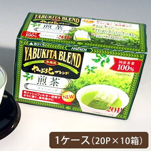 【送料無料】やぶ北ブレンド 煎茶メッシュフィルターティーバッグ 20P1ケース(10入り)【お茶/国産/緑茶/日本茶】【メール便不可】