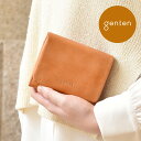 genten 財布 【ゲンテン公式】 genten 44352 (43263) ゲンテン ゴートベーシック 二つ折り財布 本革財布 山羊革 二つ折り財布 シンプル ゴートレザー