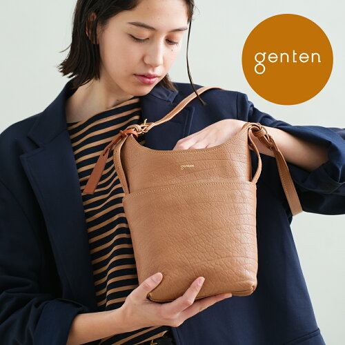 genten 公式ショッパープレゼント中！ ゲンテン レディース 本革ショ...