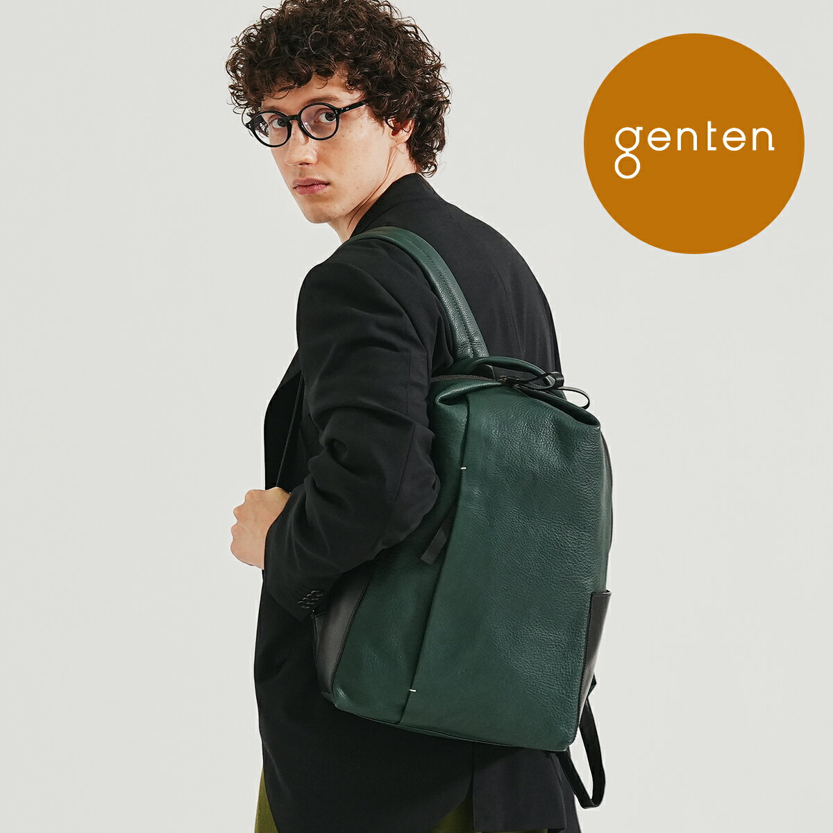 極美品 タグ付き ゲンテン リュック バックパック シュリンクレザー カーキ 楽天市場】genten ゲンテン リュック(バッグ・小物・ブランド