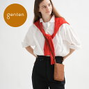【ゲンテン公式】 genten 49290 ゲンテン カーフ スマホショルダー WEB限定★本革スマホポーチ レディース スマホショルダーバッグ 軽量 スマホポ...