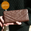 genten 財布 【ゲンテン公式】genten 43750 ゲンテン フォーリア ラウンドファスナー長財布新作★長財布 レディース ラウンドファスナー 本革財布 レザー