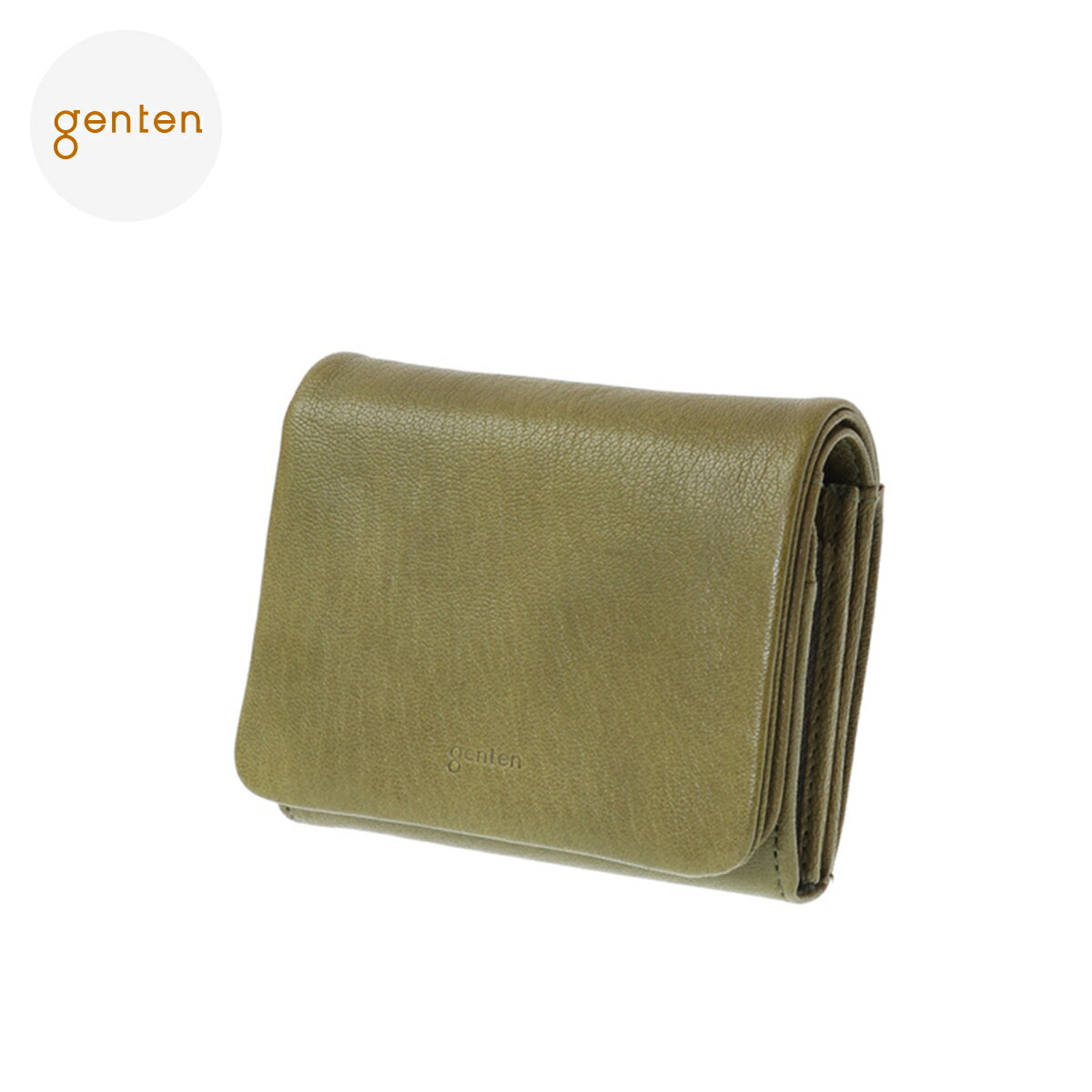 genten 44362 ゲンテン ゴートベーシック 二つ折り財布 本革財布 山羊革 二つ折り財布 シンプル ゴートレザー