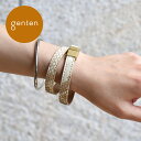 【ゲンテン公式】 genten 48854 ゲンテン レザーアクセサリー ブレスレット革小物 アクセサリー 本革 ブレスレット リザード革