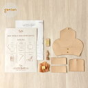 【ゲンテン公式】 genten 48860 ゲンテン レッツ クラフト!! 革小物 レザークラフト キット 初心者 手作り 革 財布 小物入れ 制作 工作 自作...