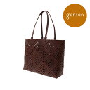 【ゲンテン公式】 genten 43975 ゲンテン サスカットバスケット 手提げバッグL本革バッグ レディース ショルダーバッグ 大きめ(4)