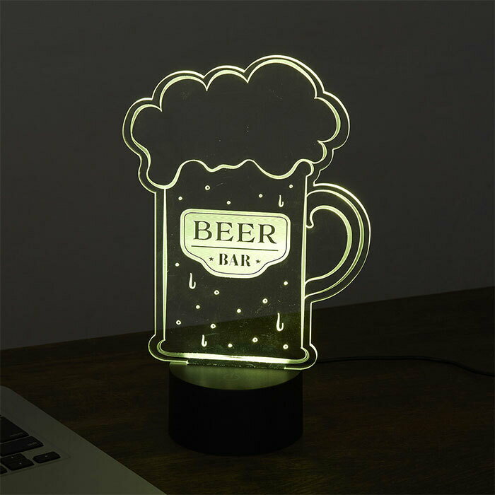 BEER ビール ライト ネオンライト アクリル LEDライト ネオン 照明 USB インテリア テーブル 装飾 在庫処分セール なくなり次第終了!