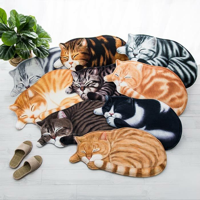 Rakuten - 猫 ネコ カーペット マット 猫ちゃん リビングルーム フロアマット かわいい 50cm 95cm 在庫処分セール なくなり次第終了！