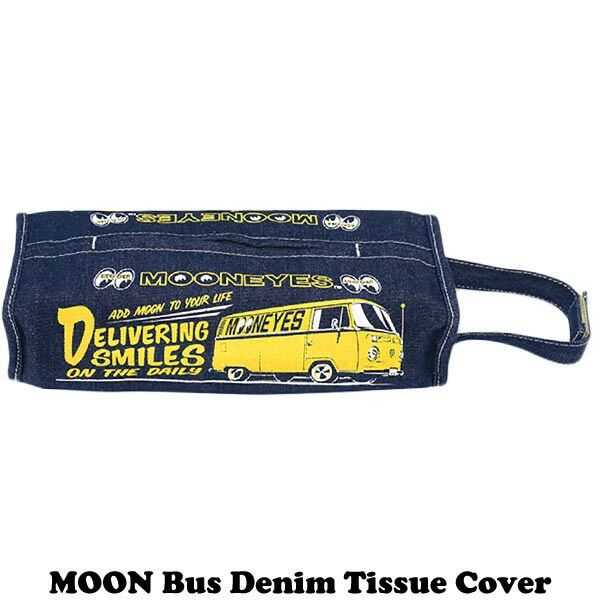 MOONEYES ティッシュケース ティッシュカバー デニム バス おしゃれ