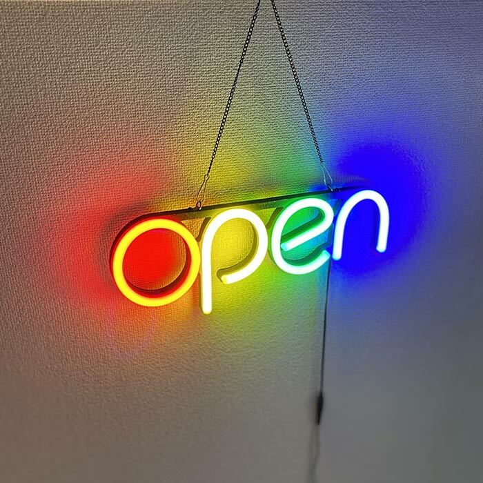 OPEN 看板 ネオン管 ライト ネオンライト 電飾看板 LED 照明 インテリア お店 装飾 在庫処分セール なくなり次第終了!