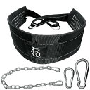 Hawk Fitness Dip Belt With Chain For Men & Women Dipping Pull Up Belt 送料無料