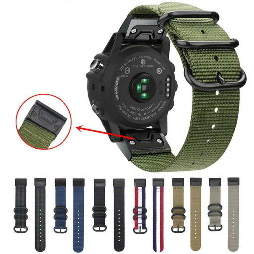 牛革製腕時計交換ベルト 防汗 防水 レジャー運動時計バンド 22mm/26mm QuickFit 三環ボタンキャンバスナイロン腕時計バンド GARMIN専用 コンパチブル 牛革製腕時計交換ベルト 防汗 防水 レジャー運動時計バンド 22mm/26mm QuickFit 三環ボタンキャンバスナイロン腕時計バンド GARMIN専用 コンパチブル