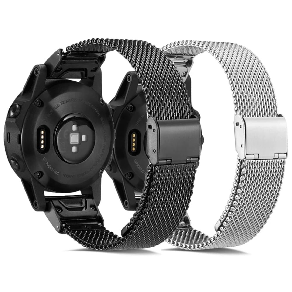 交換ベルト 腕時計バンド 金属 ベルト 時計バンド 20mm/22mm/26mm QuickFit スマートウォッチ 留め具ステンレス編みネット 腕時計バンド GARMIN専用