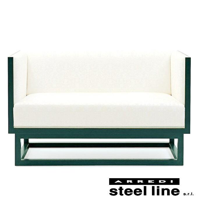 《100％MADE IN ITALY》ヨーゼフ・ホフマン CABINET SOFA 2Pスティールライン社DESIGN900