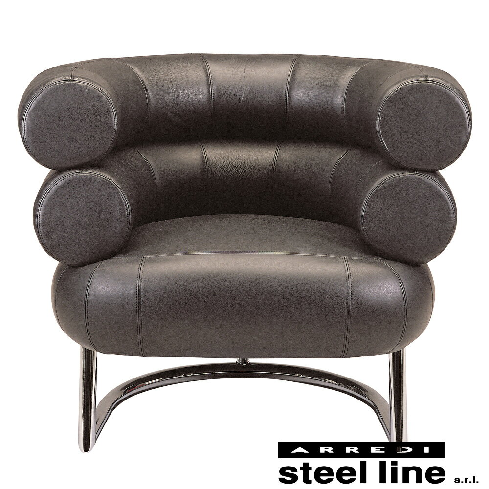 《100%MADE IN ITALY》アイリーン・グレイ ビベンダムチェア(BIBENDUM)スティールライン社DESIGN900