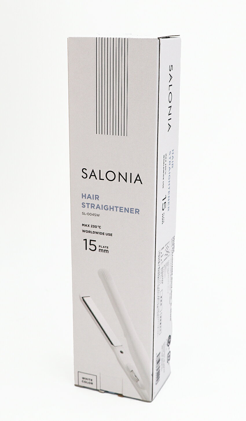 【国内正規品】【保証付】サロニア(SALONIA) ストレートヘアアイロンSL-004SGR-15mm(グレー)のサムネイル