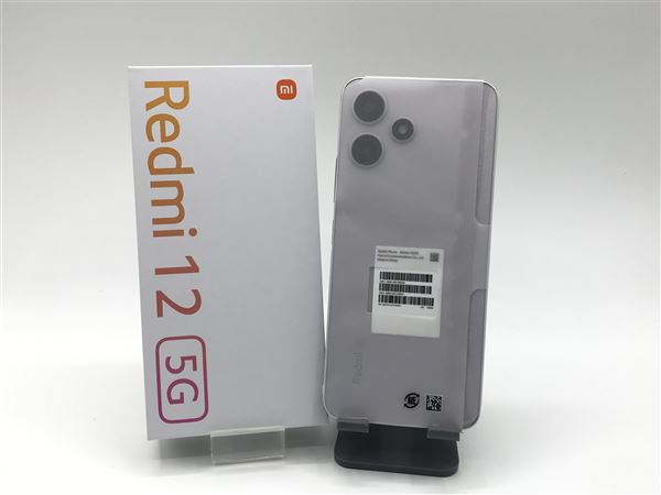【中古】【安心保証】 Redmi 12 5G XIG03[128GB] UQモバイル ポーラーシルバー
