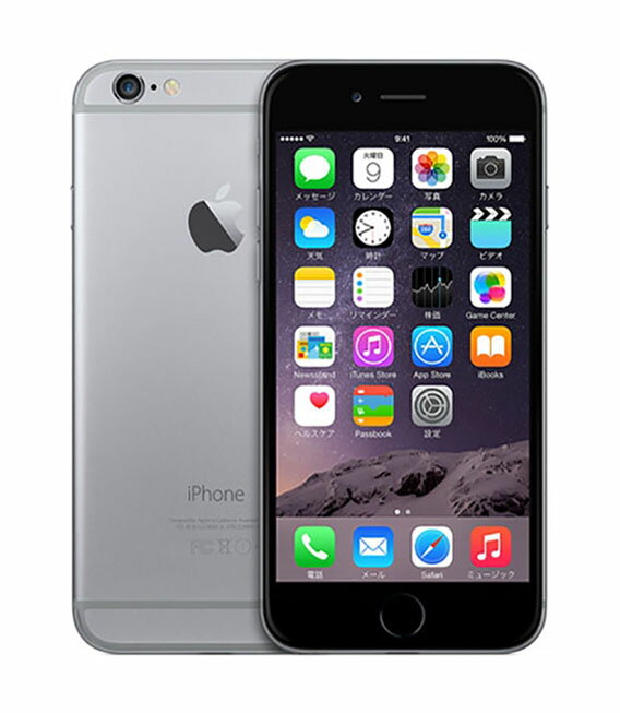 【中古】【安心保証】 iPhone6[32GB] SoftBank スペースグレイ