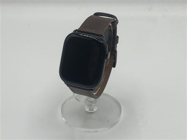 【中古】【安心保証】 Series10[46mm/セルラー]アルミ ジェットブラック Apple Watch