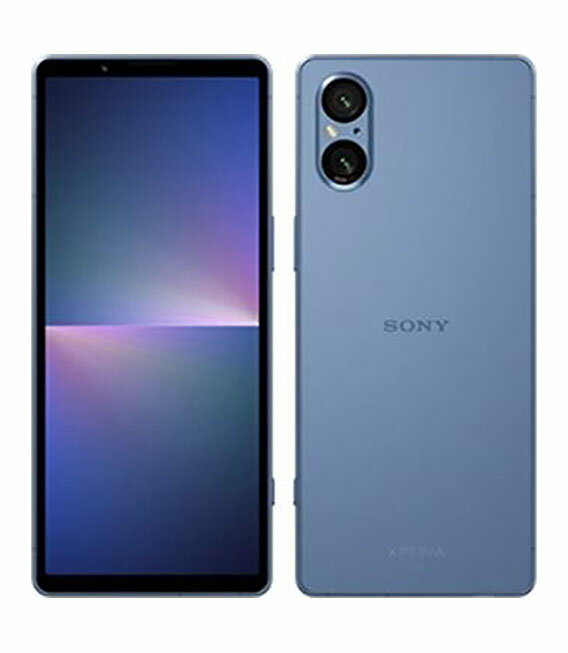 【中古】【安心保証】 Xperia 5 V SOG12[128GB] au ブルー